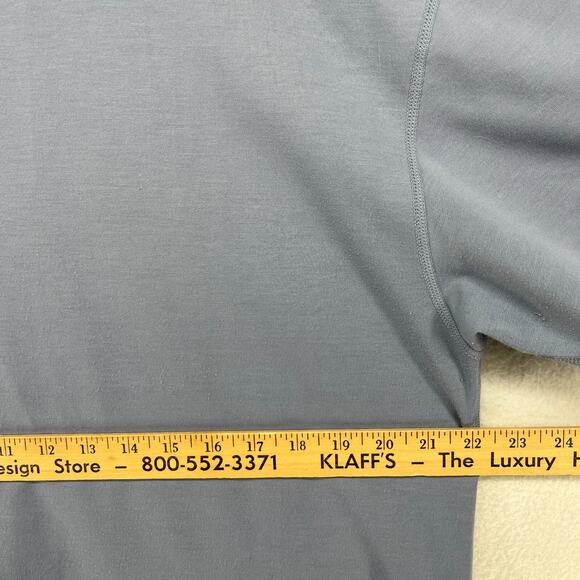 BYLT Shirt Mens XL Drop Cut Signature Premium Basics Short Sleeve S/S Atlantic - Picture 12 of 14